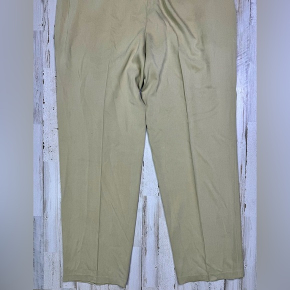 Tommy Bahama Men 38x32 Dress Pants Pleated Tan Silk - Picture 10 of 10
